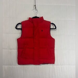 Polo by Ralph Lauren Winter Layering Red and Blue Puffer PreppVest Boys size 5T